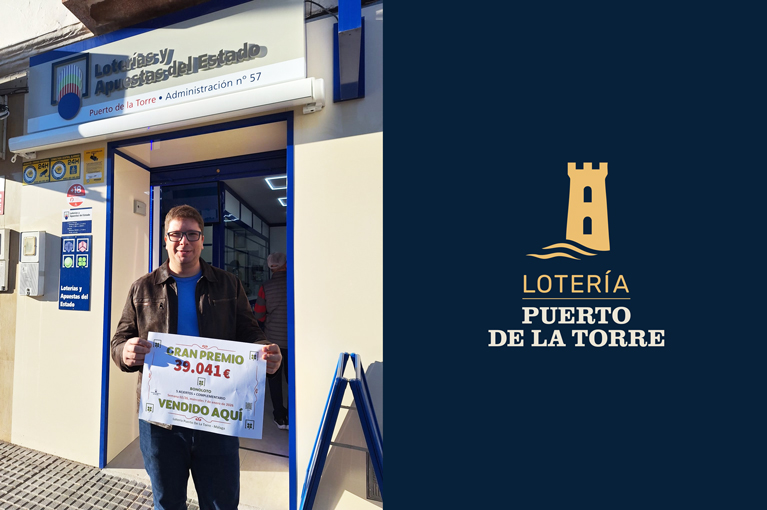 Felicitar y dar la Enhorabuena a la Admón 57 de Málaga -Puerto de la Torre- por el Premio de esta Noche en la Bonoloto (5+C de 39.041 Euros) - Bonoloto Loterías y Apuestas del Estado