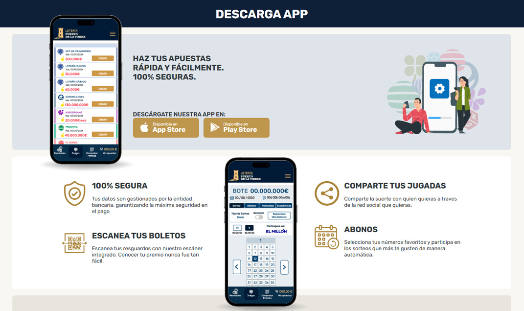 Haz tus apuestas rápida y fácilmente a través de nuestras APPs Haz tus apuestas rápida y fácilmente a través de nuestras APPs