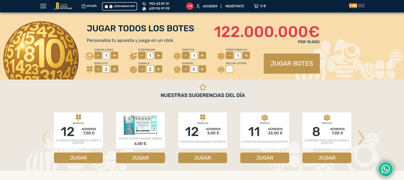 Jugar a todos los botes - Personaliza tu apuesta y juega en un click Jugar a todos los botes - Personaliza tu apuesta y juega en un click