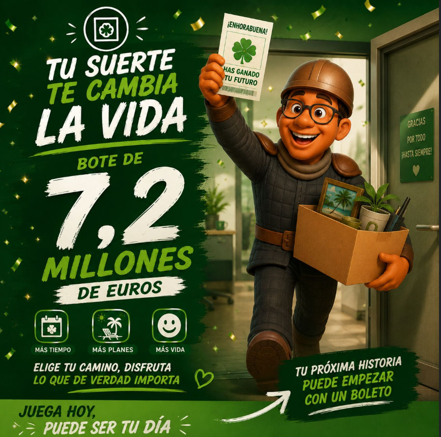 Bote de 7.2 millones de Euros