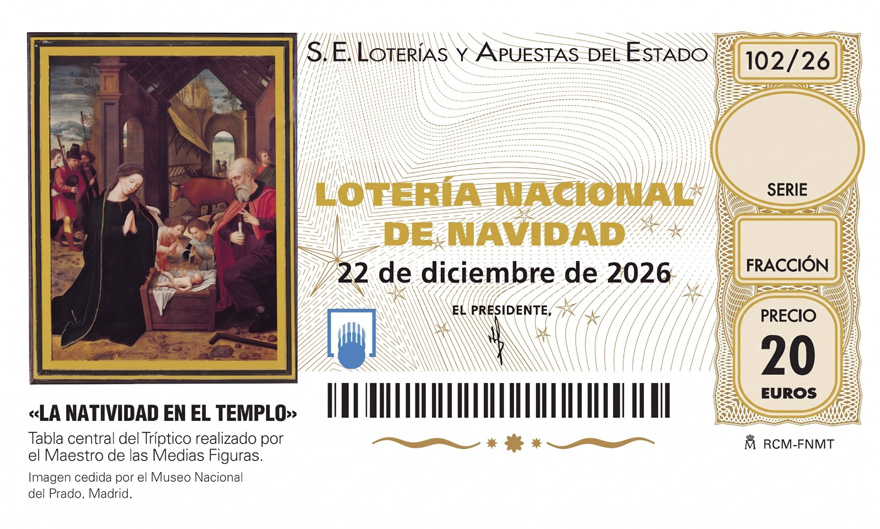 Ya esta a la venta la loteria de navidad 2026
