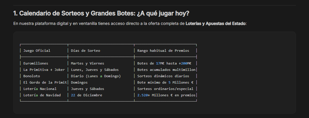 Calendario de Sorteos y Grandes Botes: ¿A qué jugar hoy? Calendario de Sorteos y Grandes Botes: ¿A qué jugar hoy?
