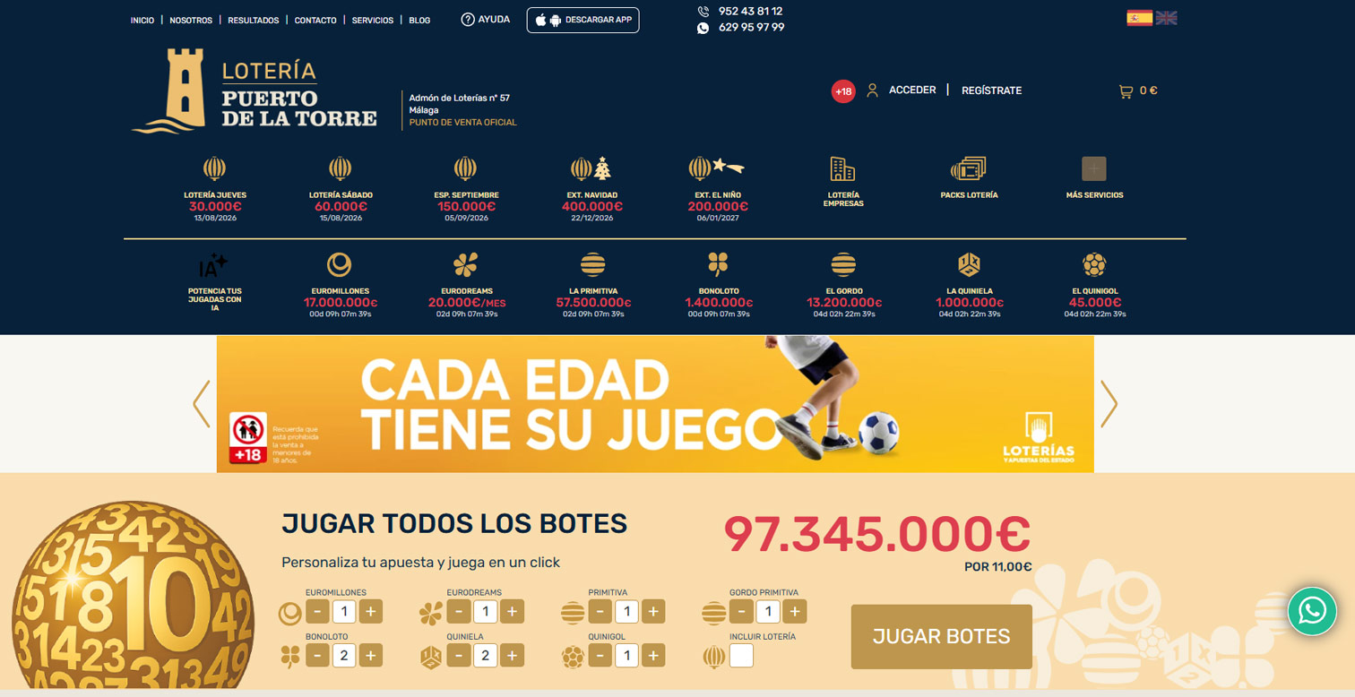 Descubre los mayores botes de la semana (La Primitiva 57,5M€, Euromillones 17M€) Descubre los mayores botes de la semana (La Primitiva 57,5M€, Euromillones 17M€)