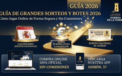 Guía de Grandes Sorteos y Botes 2026 – Cómo Jugar Online de Forma Segura y Sin Comisiones con Lotería Puerto de la Torre